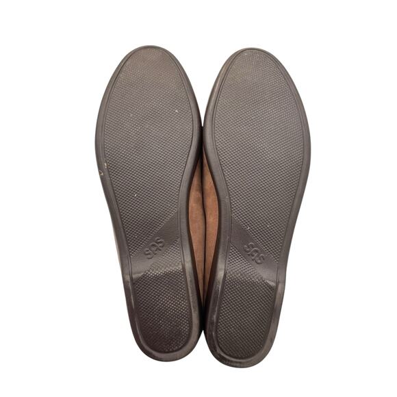 SAS Softie Kiltie NARROW Brown Suede Leather Slip On Tassel Penny Loafers - Picture 10 of 10